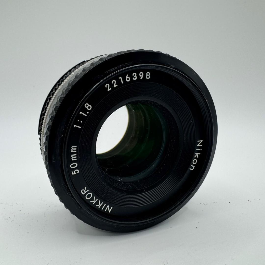 【中古】Nikon AI-S 50mm F1.8 Fマウント MF一眼レフ用