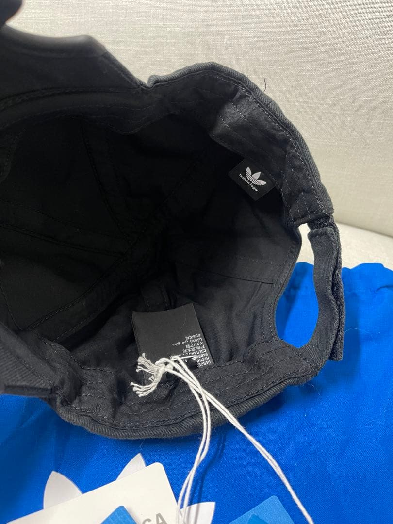 新品未使用balenciaga adidasベースボールキャップブラック