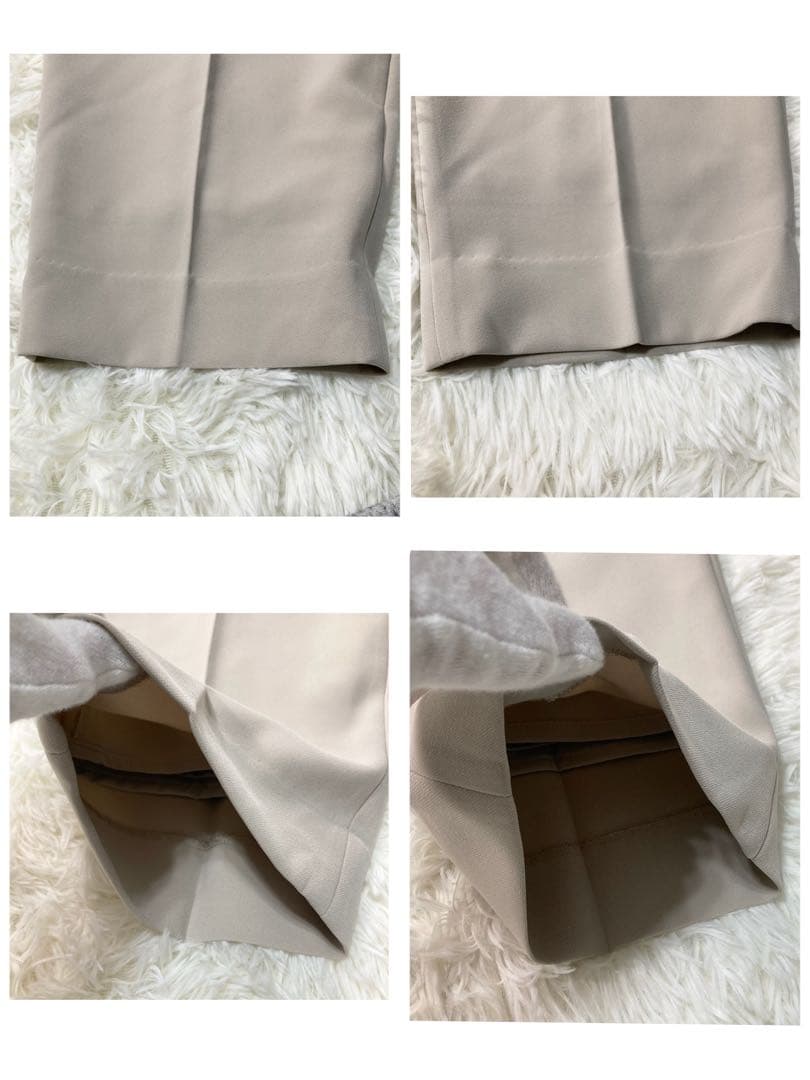 【大きいサイズ】【上19下17】 INDIVI ノーカラージャケット パンツ