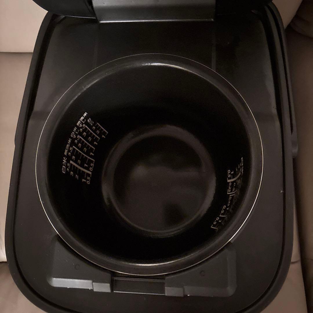 東芝 3.5合圧力IH炊飯器 RC-6PXR ブラック　2023年製