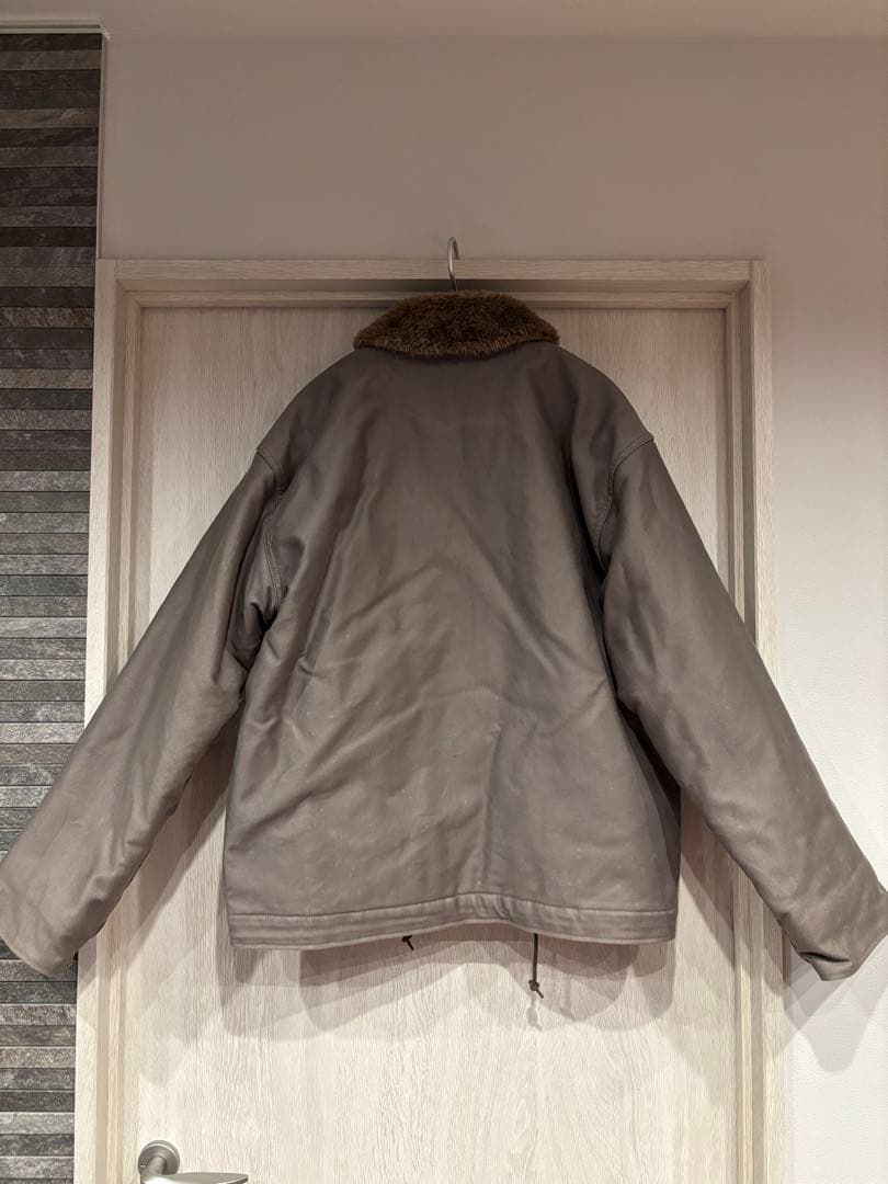 HOUSTON N-1 デッキジャケット U.S.N ミリタリー グレー