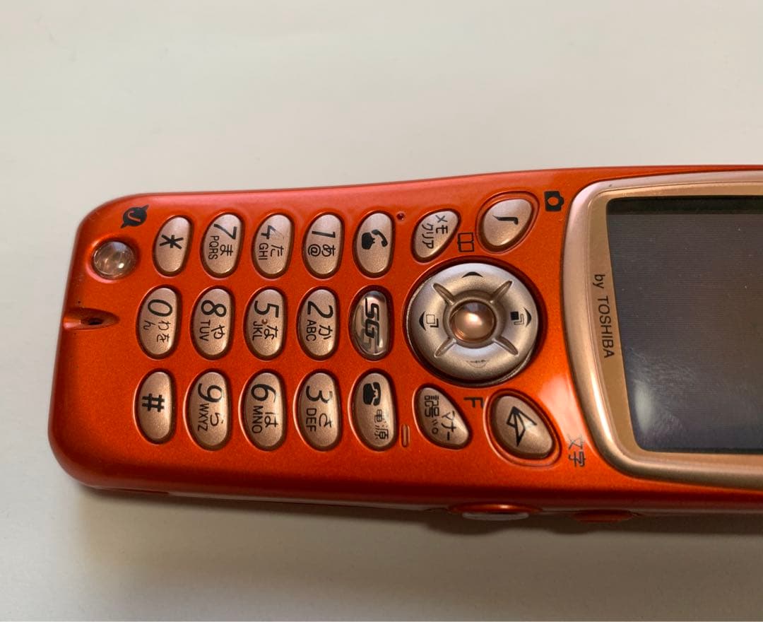 J-phone J-T06 東芝 TOSHIBA トロピカルオレンジ ジャンク品