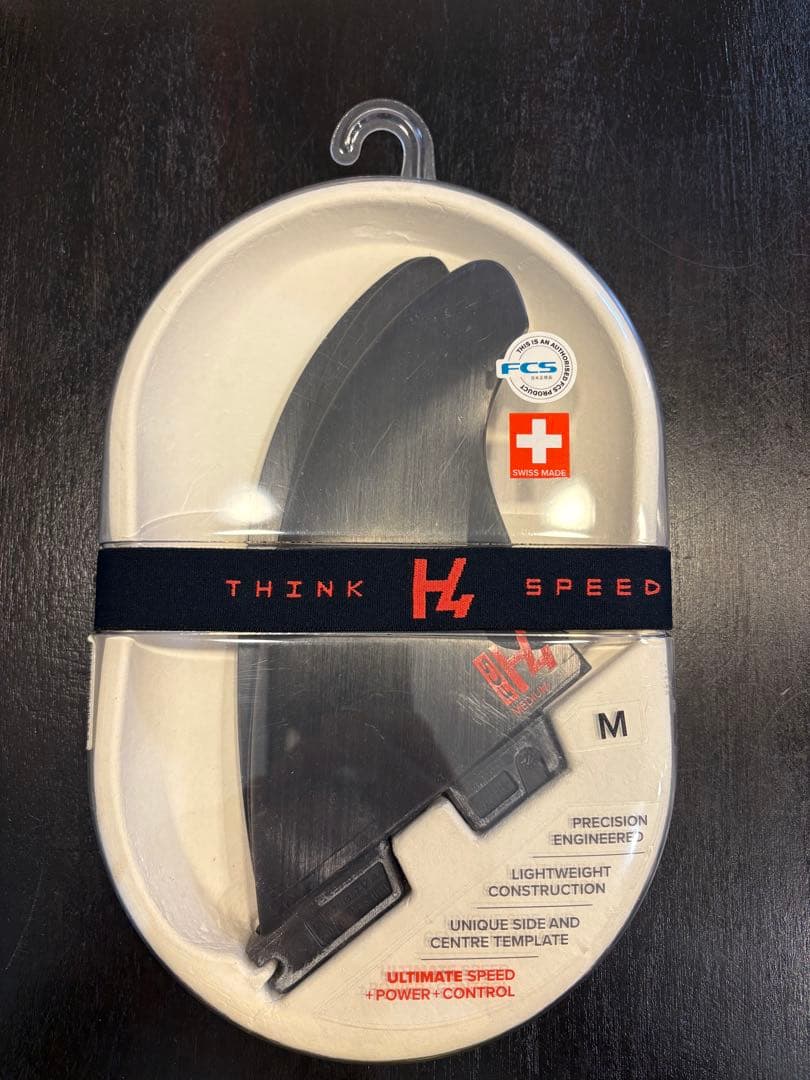 1回 FCS2 H4 M フィン FCSII ミックファニング カーボン