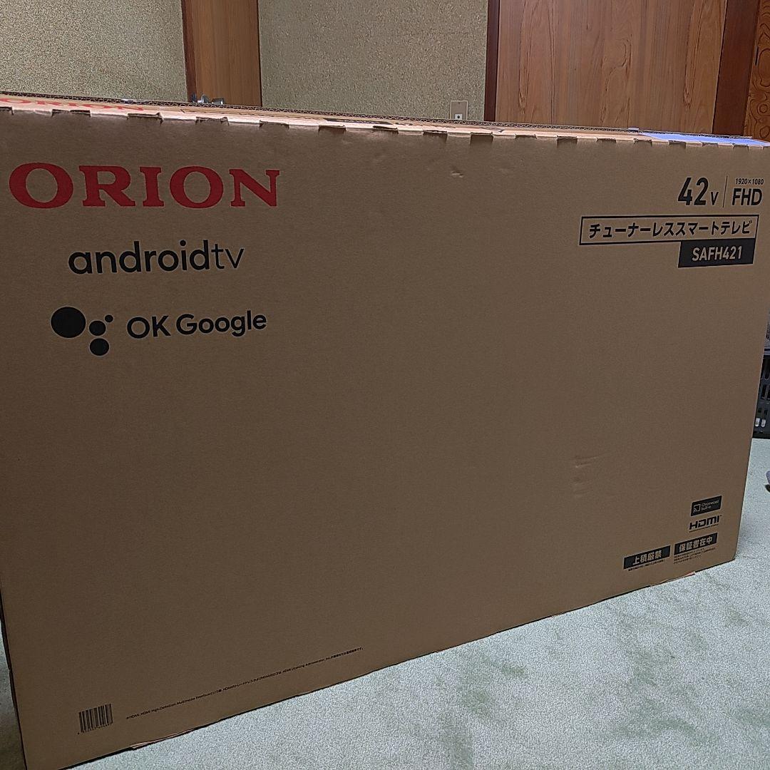 【超美品】ORION 42インチ スマートテレビ SAFH421