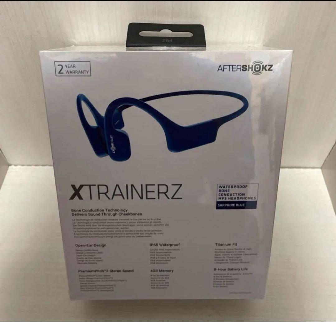 AFTER SHOKZ XTRAINERZ 骨伝導 イヤホン 青　新品未開封