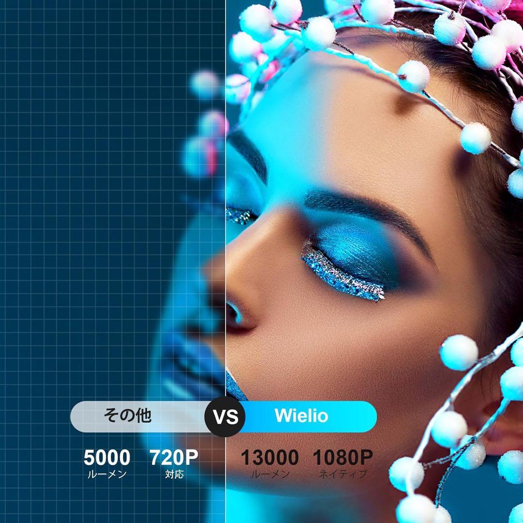 プレゼントに❤️小型プロジェクター 13000lm 4K HIFI 天井投影