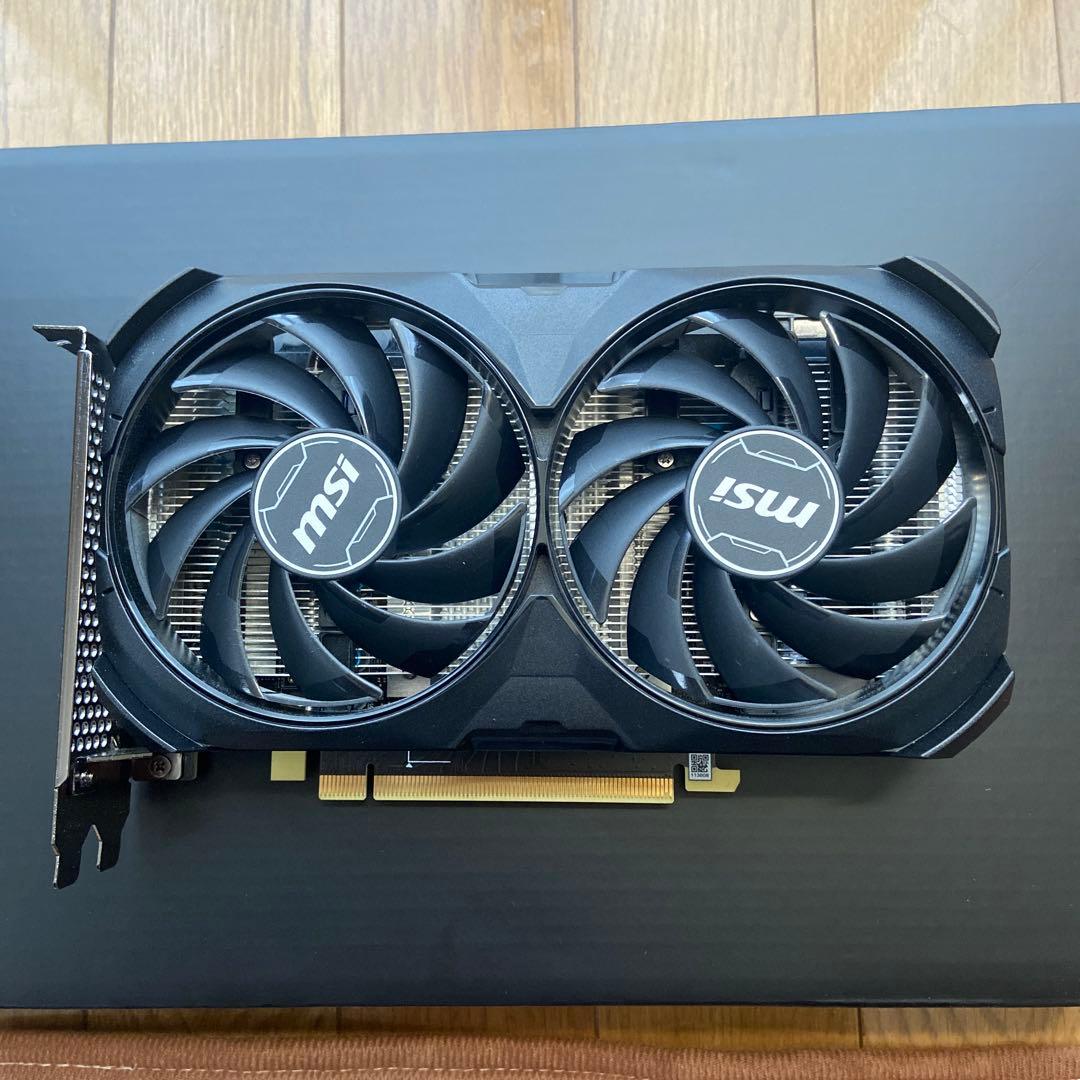 MSI GeForce RTX 4060ti 動作確認済