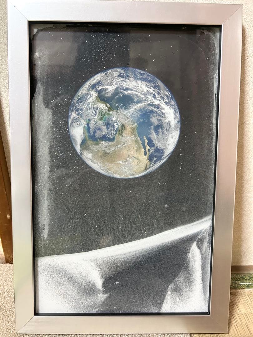 KB collection サンドピクチャー《アース》＋ 専用アクリル什器　地球