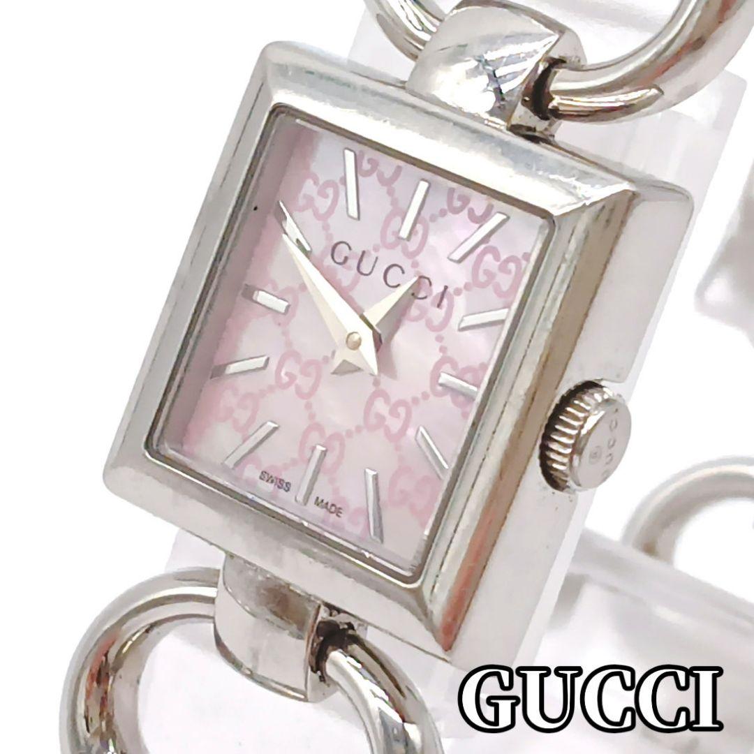 【Anneさん専用】GUCCI 120 トルナヴォーニ スクエア ピンク
