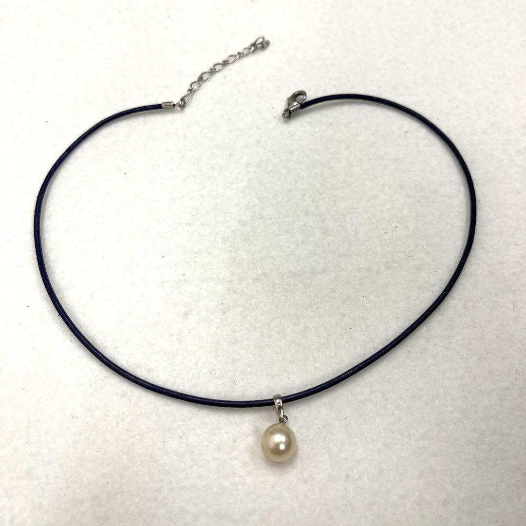【T】売り尽くし✨パールネックレス silver刻印あり　２点おまとめ