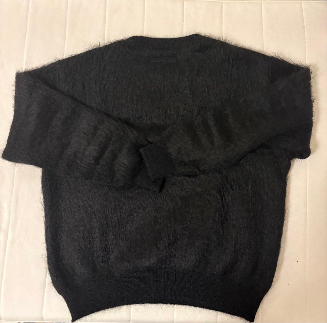 最終価格ワコマリア25FWミックスモヘアニットセーター黒M