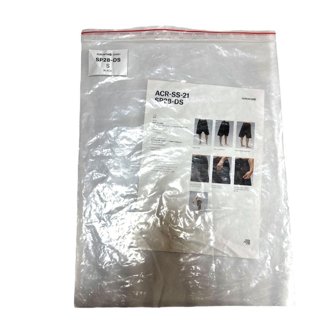 S Acronym sp28-ds アクロニウム　ドライスキン　ショートパンツ