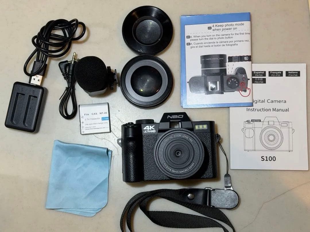 NBD S100 4K UHD デジタルカメラ