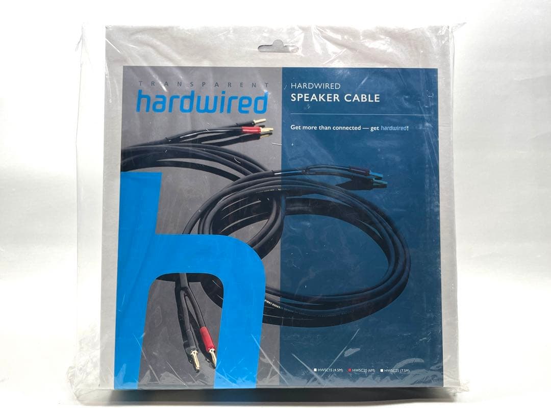 新品 TRANSPARENT スピーカーケーブル 6.0m HW-SC20