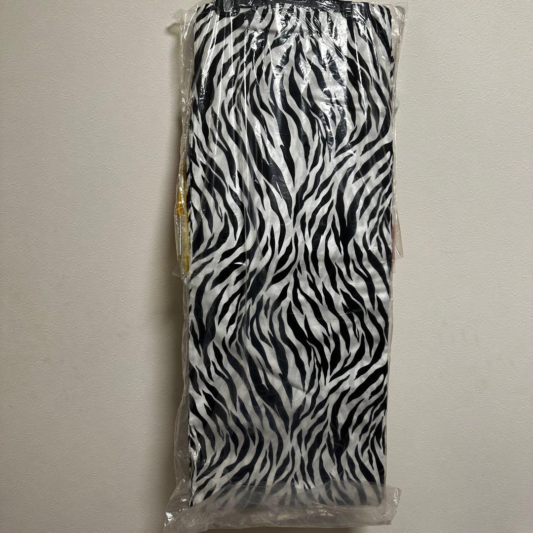 ★希少★ ゼブラ 柄 浴衣 帯 セット 平成 ギャル y2k