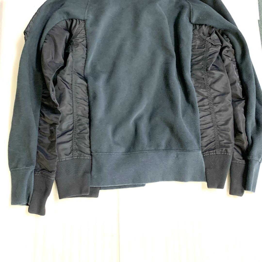 h*x様 ナイキ　Sacai コラボ パーカー 長袖 ブラック S　251125