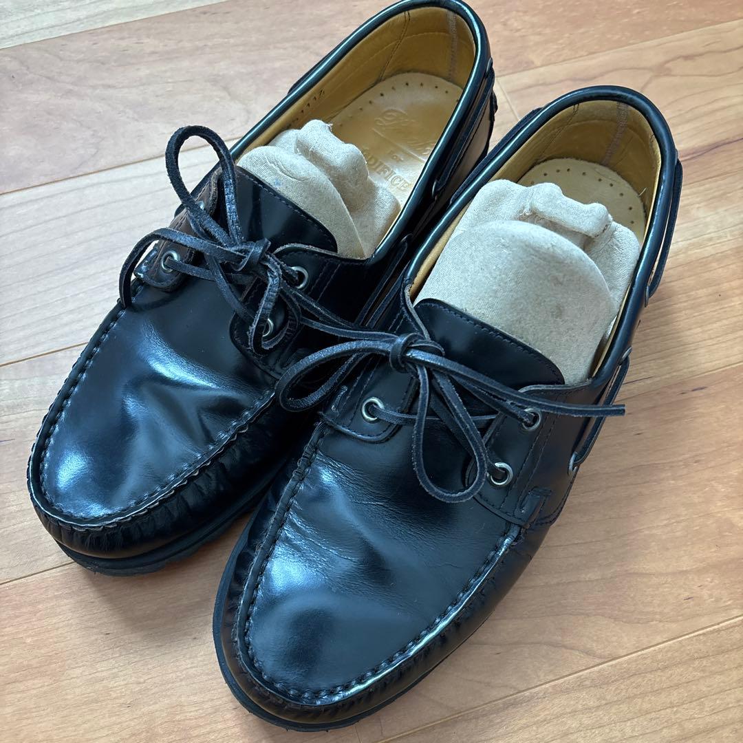 【美品】Paraboot パラブーツ malo EDIFICE別注 ブラック27