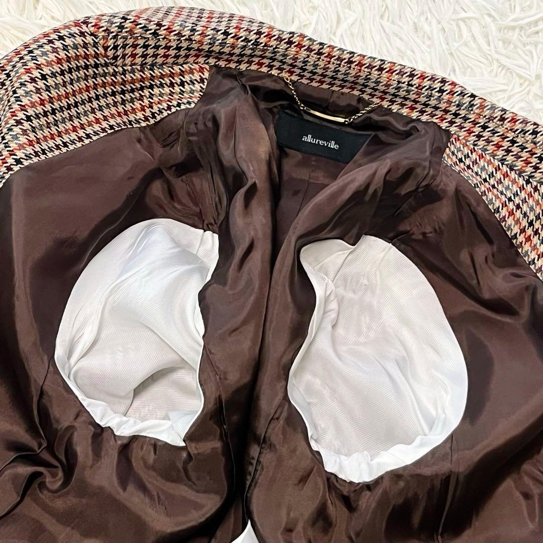 【新品タグ付き✨️】アルアバイル リオペルカラーチェックダブルジャケット