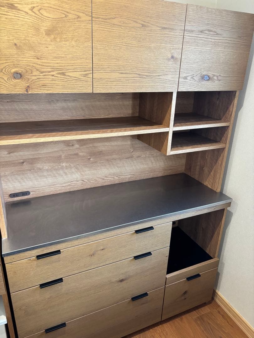 【unico ADDAY アディ キッチンボード W1230 食器棚】