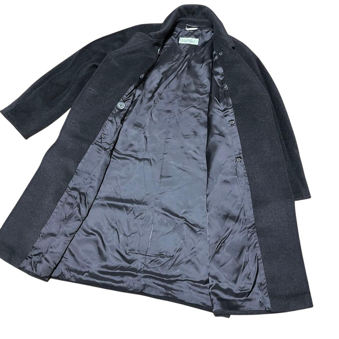 美品 マックスマーラ カシミヤ混 ダブルPコート　40