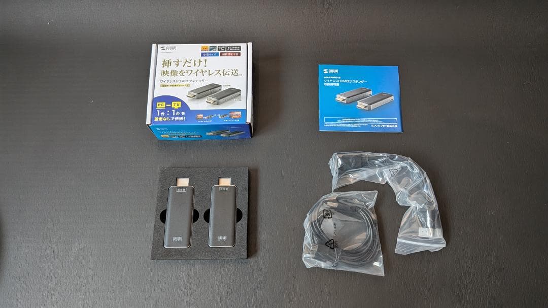 新品 サンワサプライ ワイヤレスHDMI VGA-EXWHD10