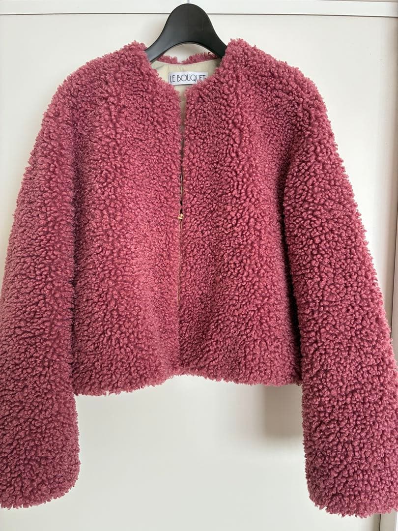 【エリ様】2点おまとめ　LE BOUQUET ボアブルゾン　トートバッグ