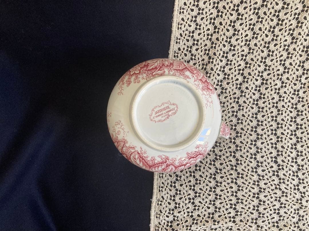 フランスアンティーク サンタマン ジャルディニエール ピッチャー ピッシェ