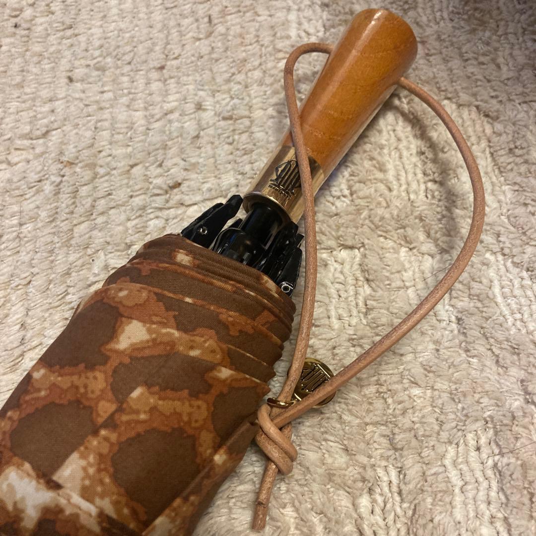 【新品未使用】manipuri 晴雨兼用日傘 レオパードベグ