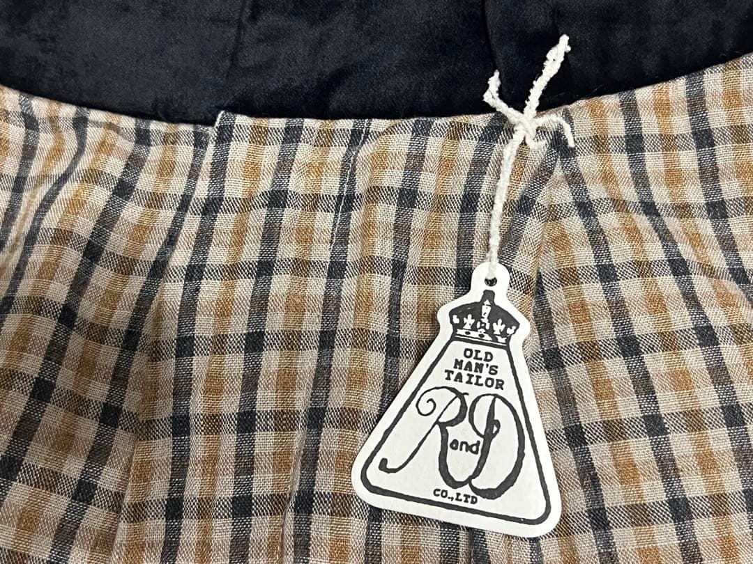 ど*こ様 R&D.M.Co- オールドマンズテーラー　ガンクラブチェックダブルタ