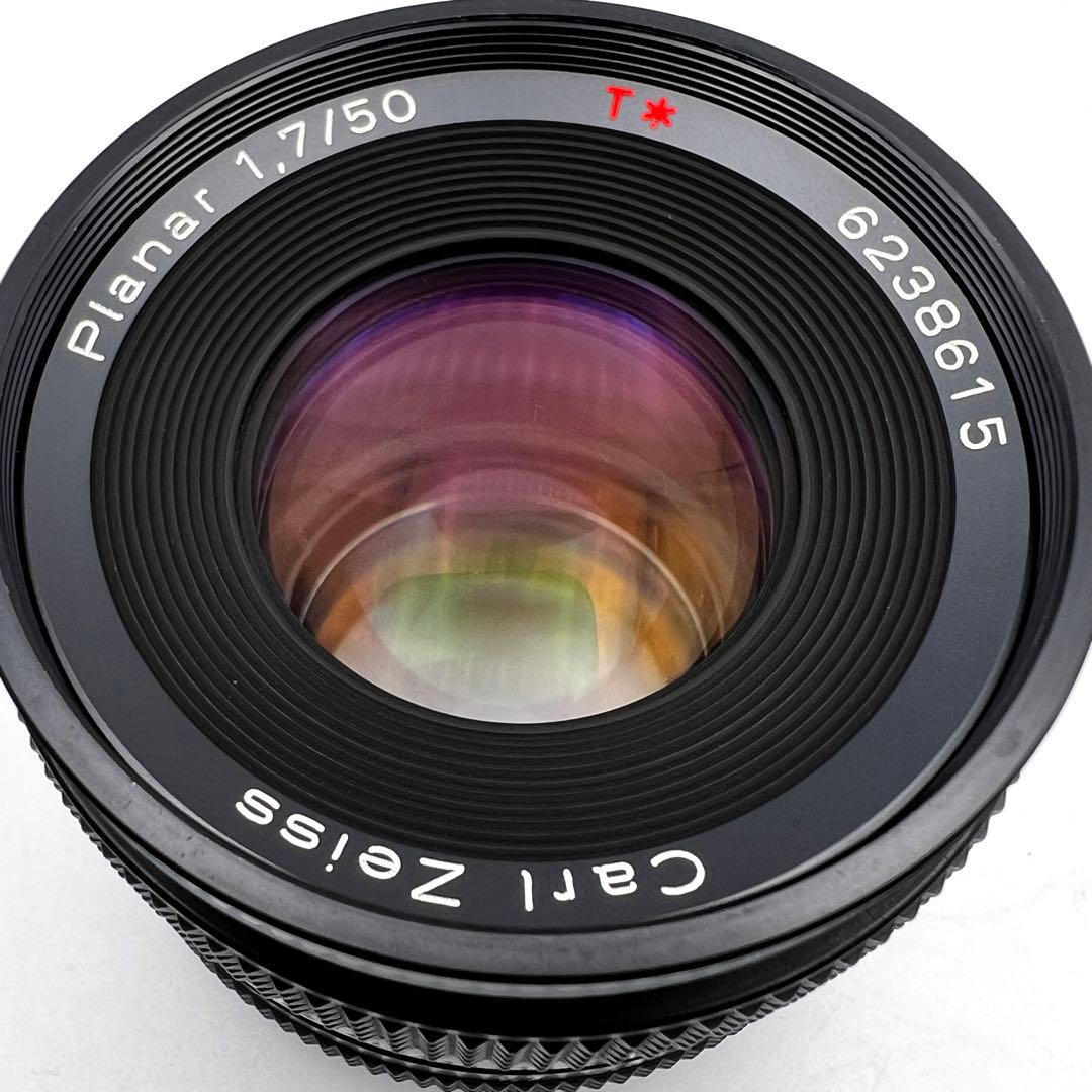 【美品】コンタックス CONTAX Planar 50mm F1.7 AEJ