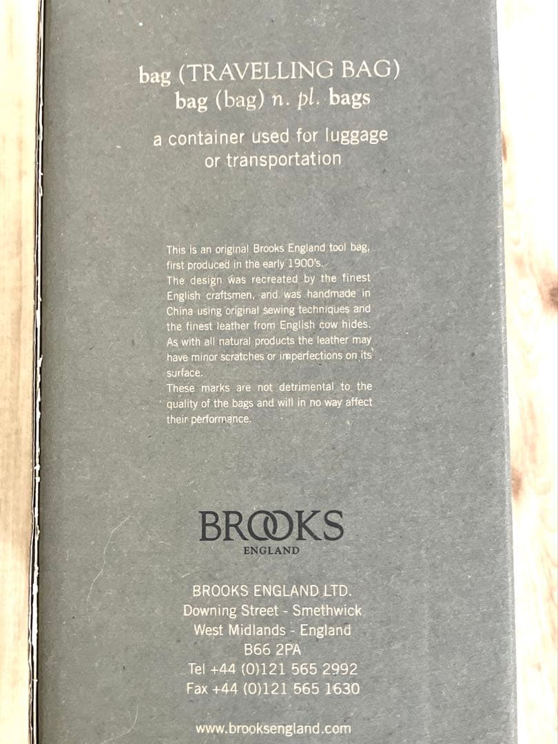 A*e様 BROOKSブルックス CHALLENGEサドルバッグ TOOL BA