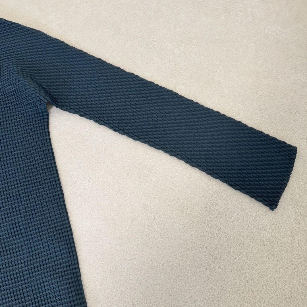 極美品✨ISSEY MIYAKE プリーツ　グリーン　オーバーサイズ　長袖