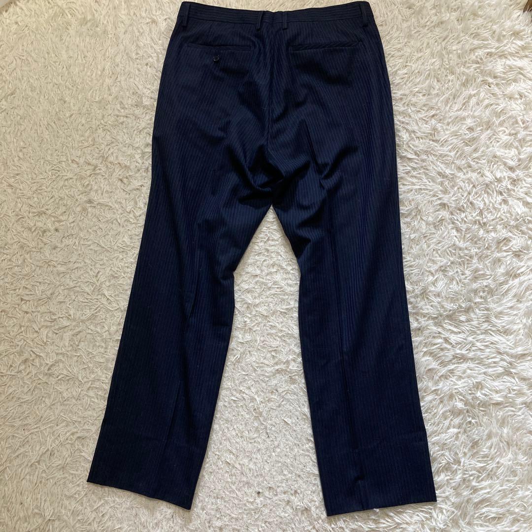 オリヒカ スーツ セットアップ 3ピース 2XL ネイビー ストレッチ