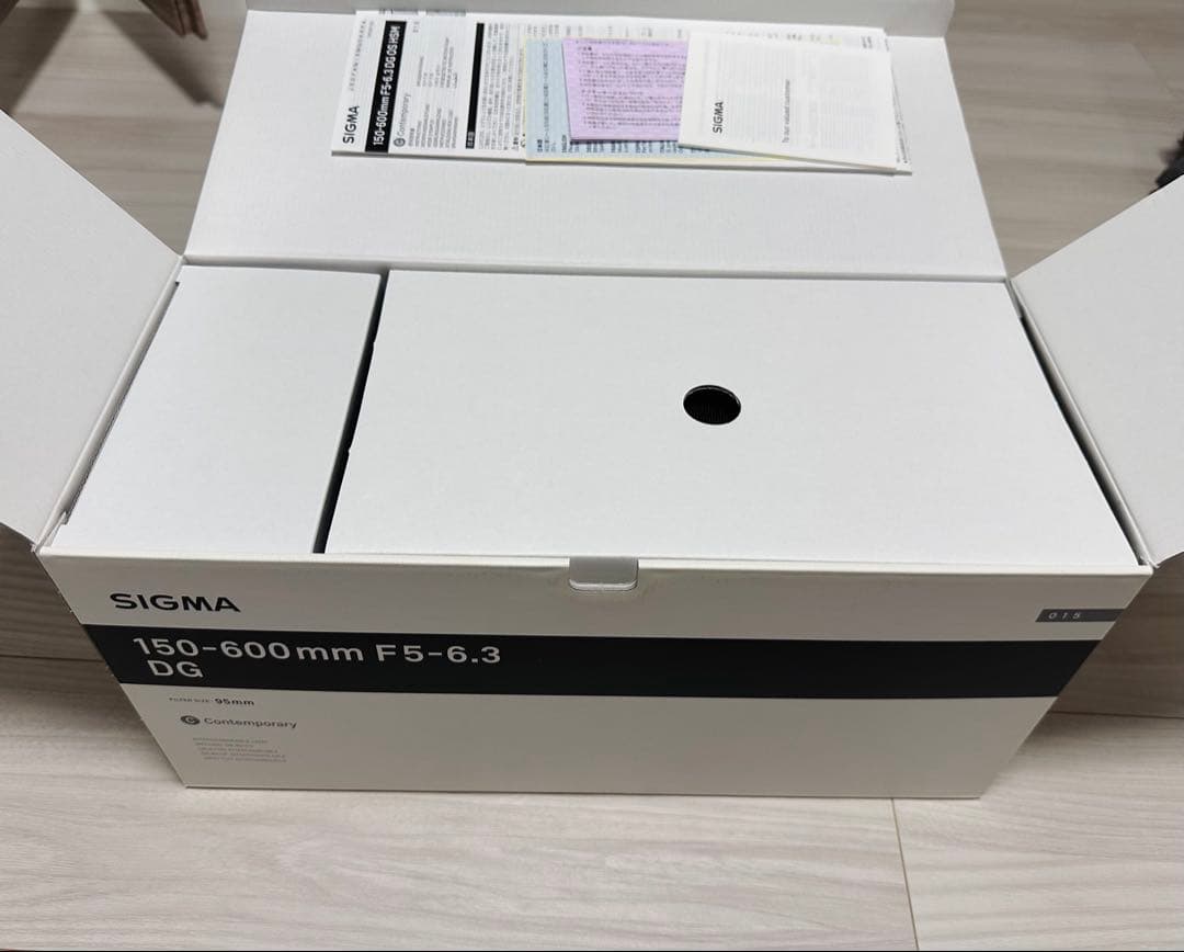 SIGMA 150-600mm F5-6.3 DGニコン用 レンズ保護フィルタ付