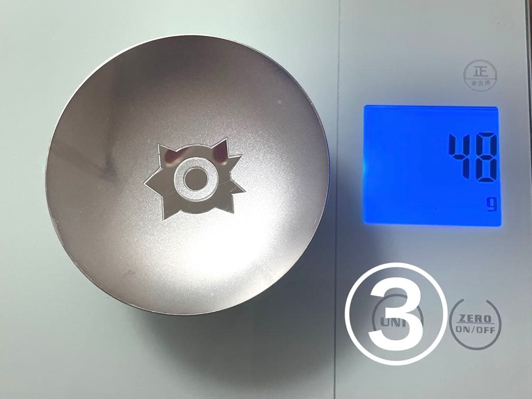 ③純銀　銀盃　48g