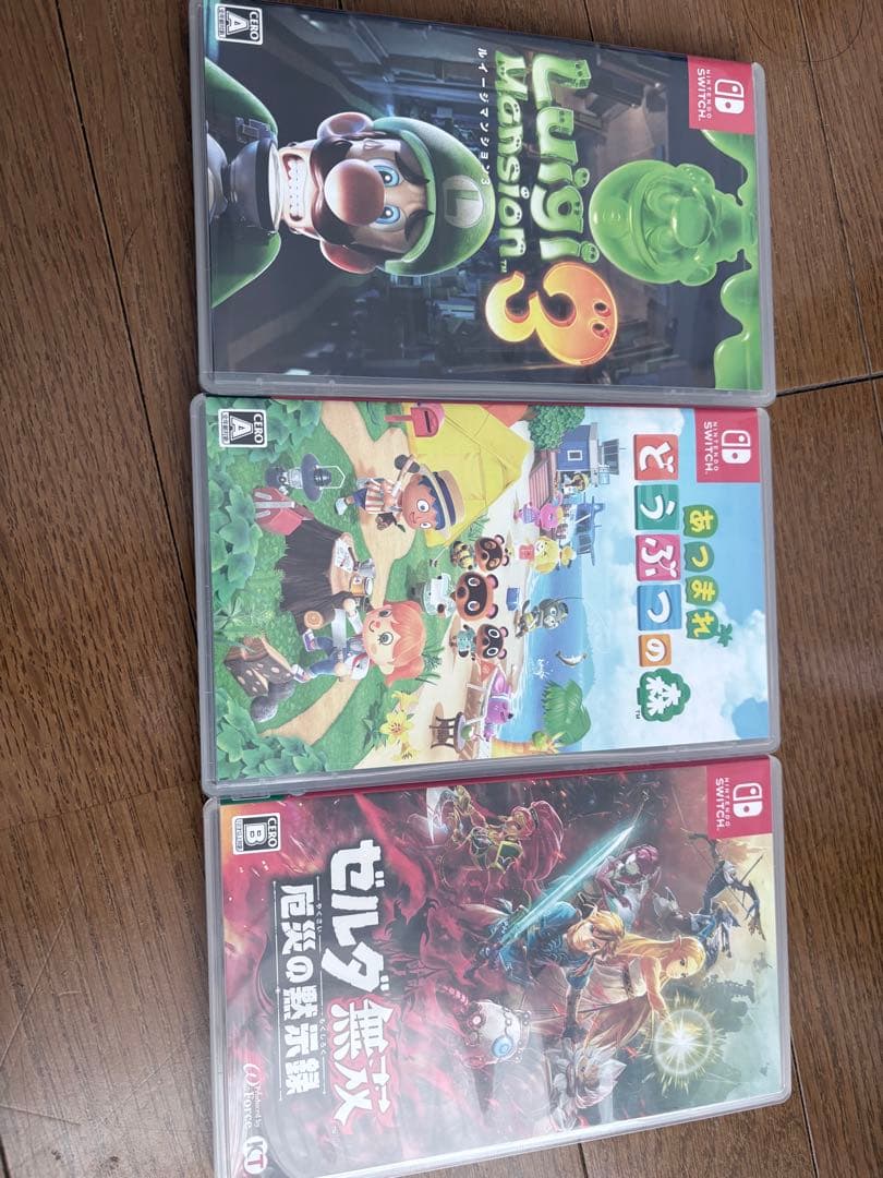 ルイージマンション3. どうぶつの森、ゼルダの伝説　switch