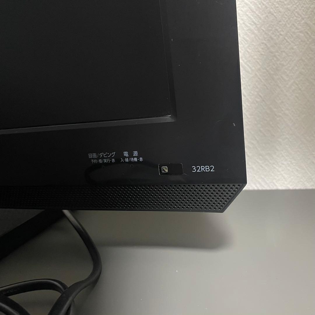 【動作良好】東芝 REGZA 32型 液晶テレビ BD/DVD視聴可 32RB2