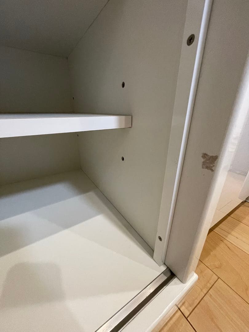 最終値下げ　ニトリ キッチンカウンター リーフ120CT 食器棚　白色