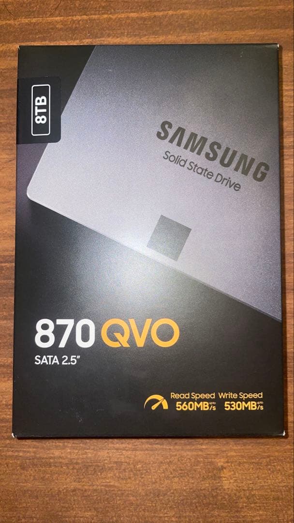 内蔵型SSD Samsung 870 QVO 8TB SATA SSD