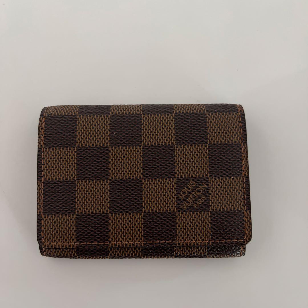 ルイ・ヴィトン ダミエ・キャンバス 名刺入れ ブラウン