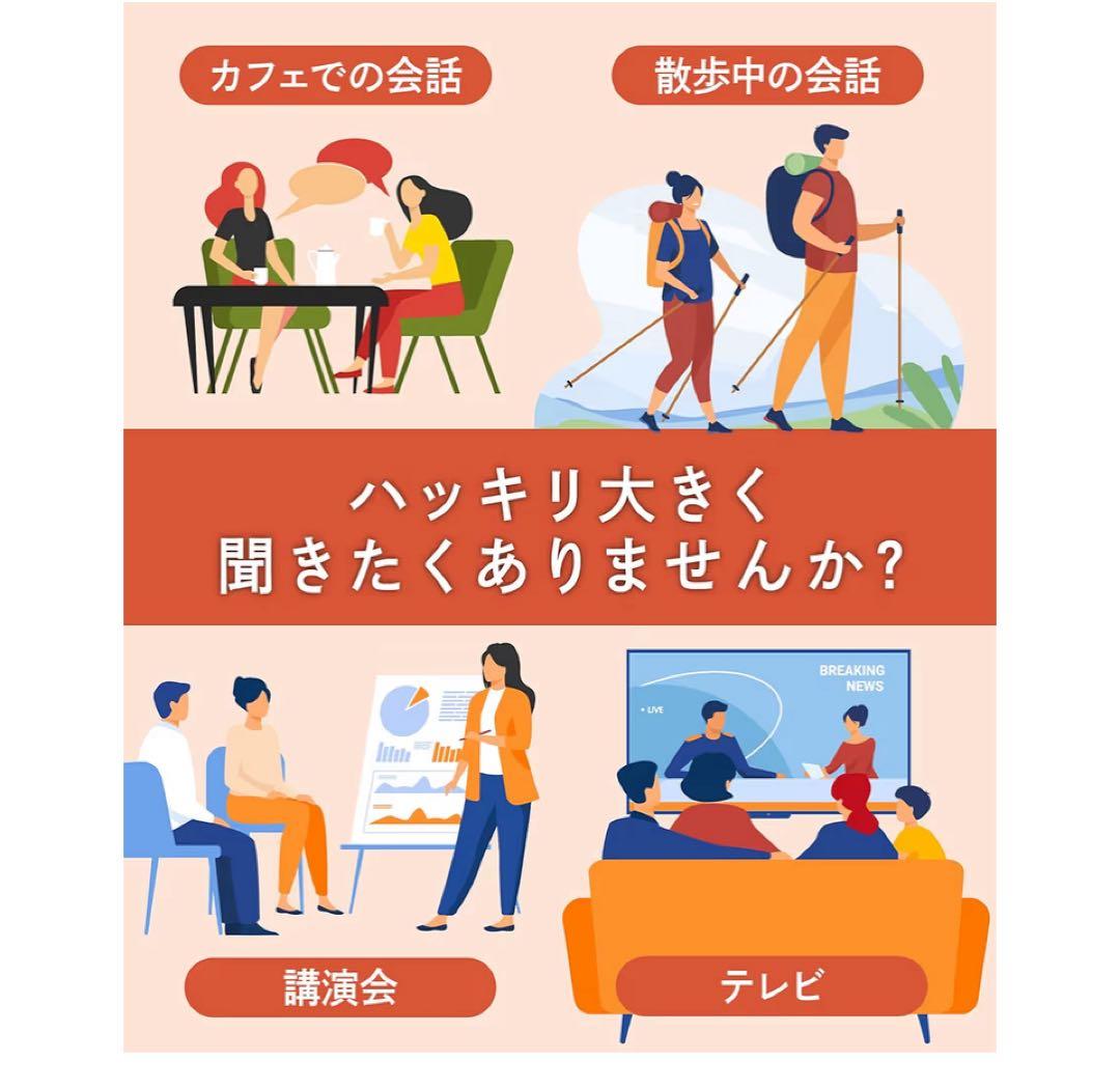 TRIHEAR｜トライヒア コンボ 遠隔マイク付き高性能集音器