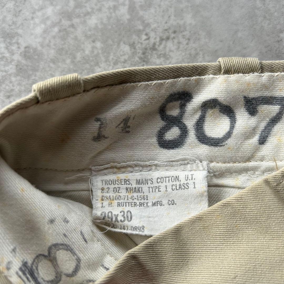 70s usarmy ミリタリーチノパン カーキ/ベージュ 29×30