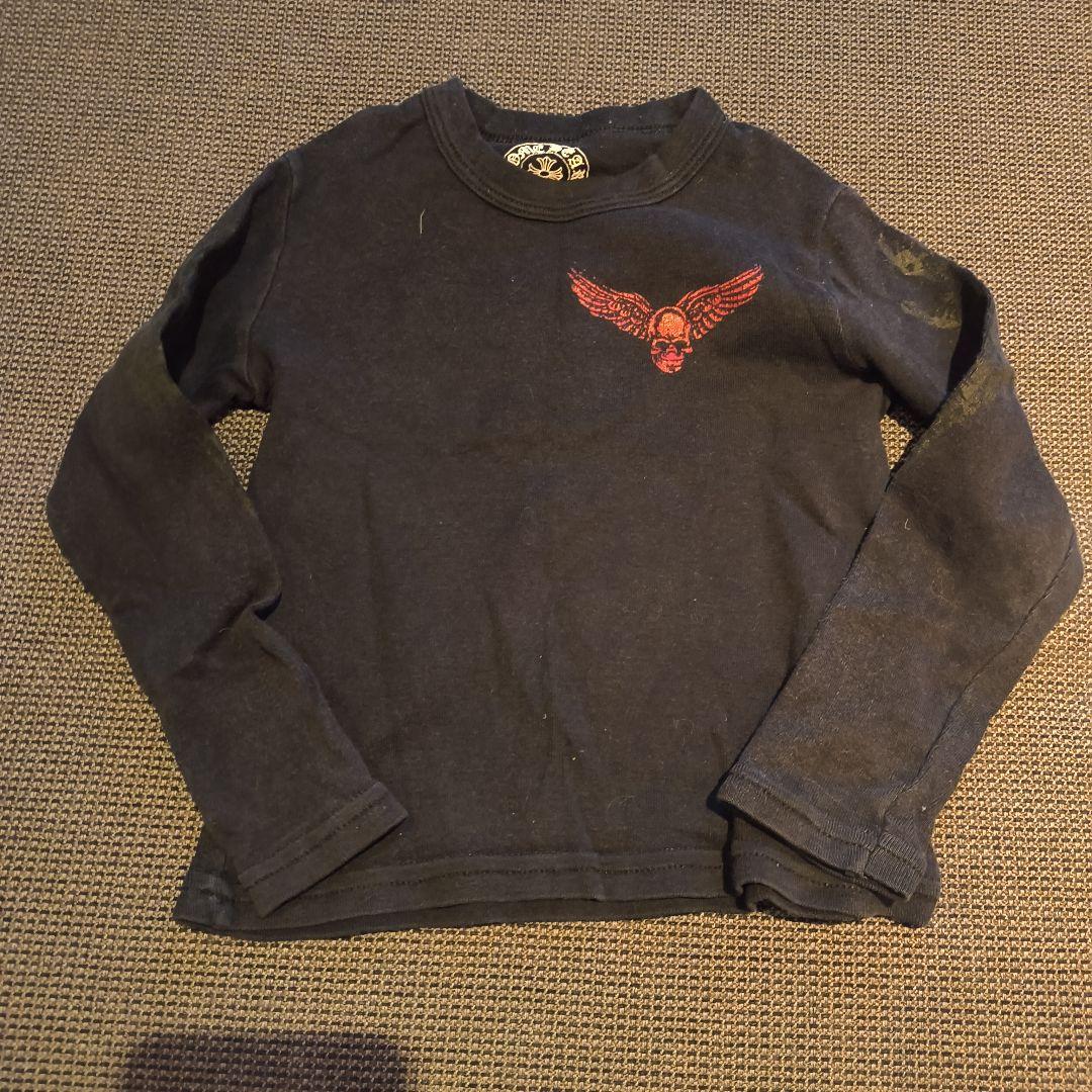 CHROME HEARTS ブラック ロングスリーブ Tシャツ SIZE 2