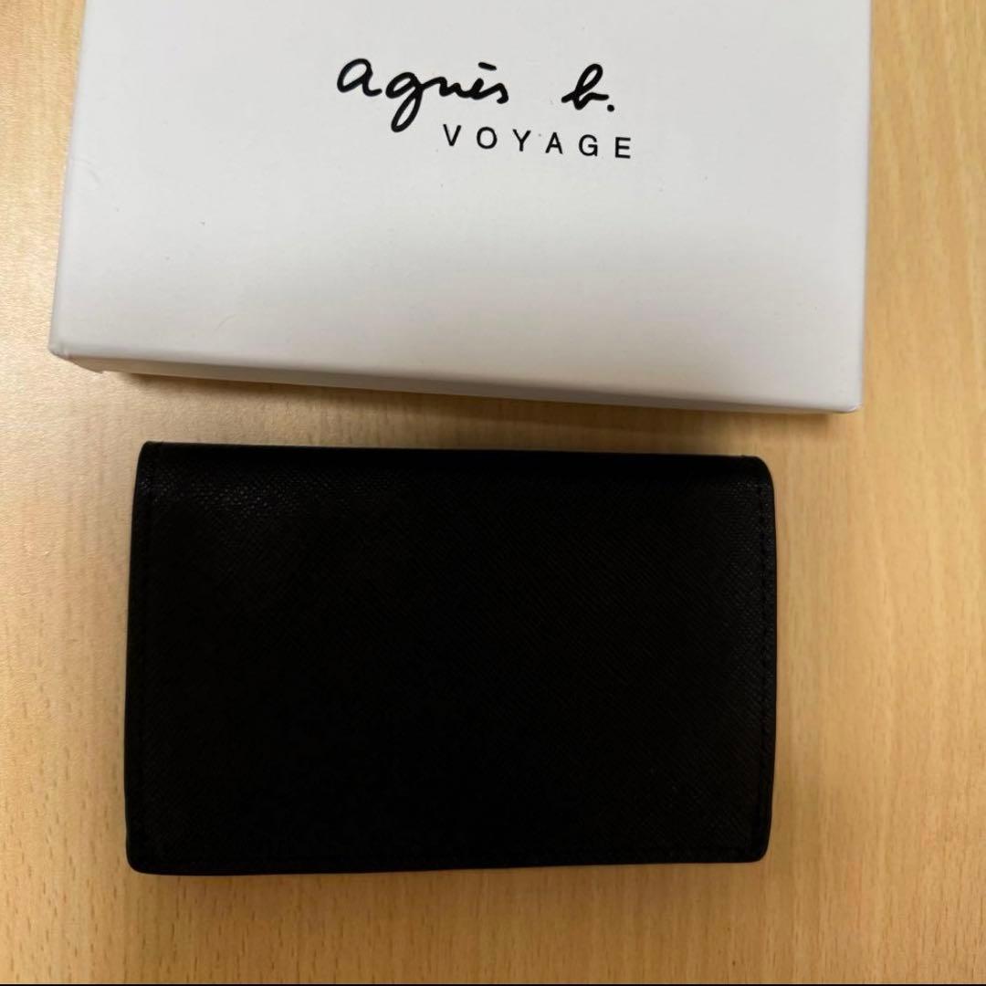 新品未使用★agnès b. アニエスベー カードケース 名刺入れ 本革箱入り