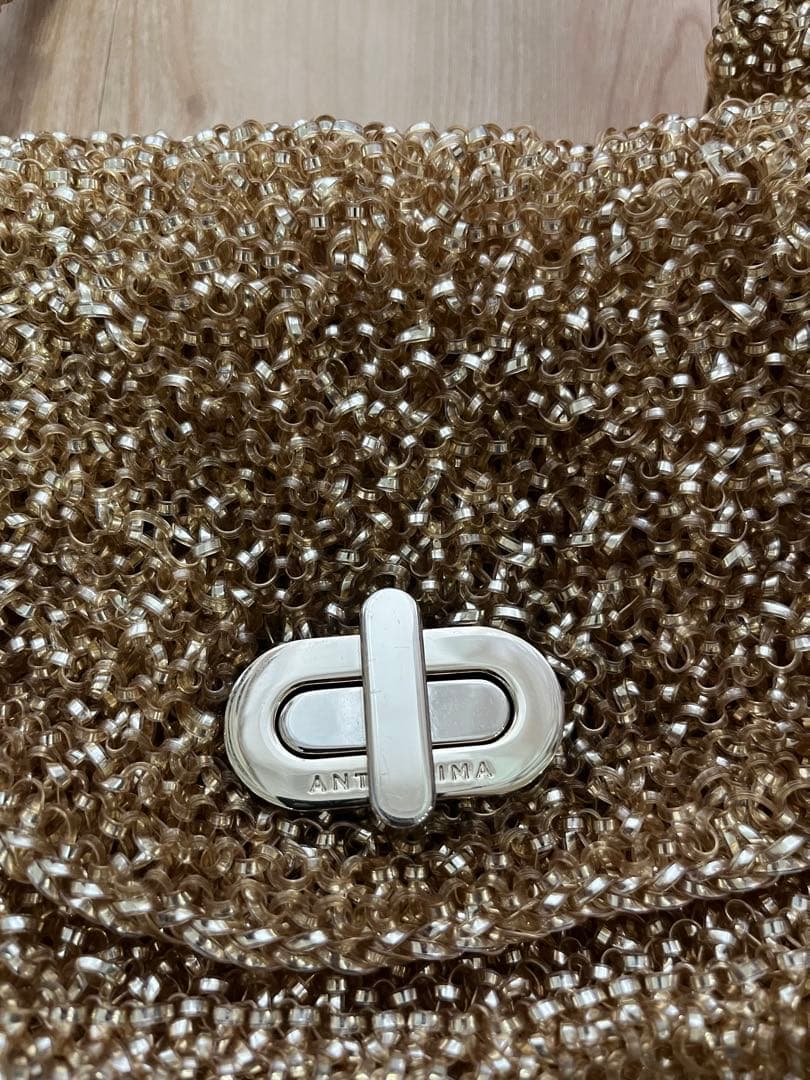 ANTEPRIMA アンテプリマ ワイヤーバッグ　ゴールド