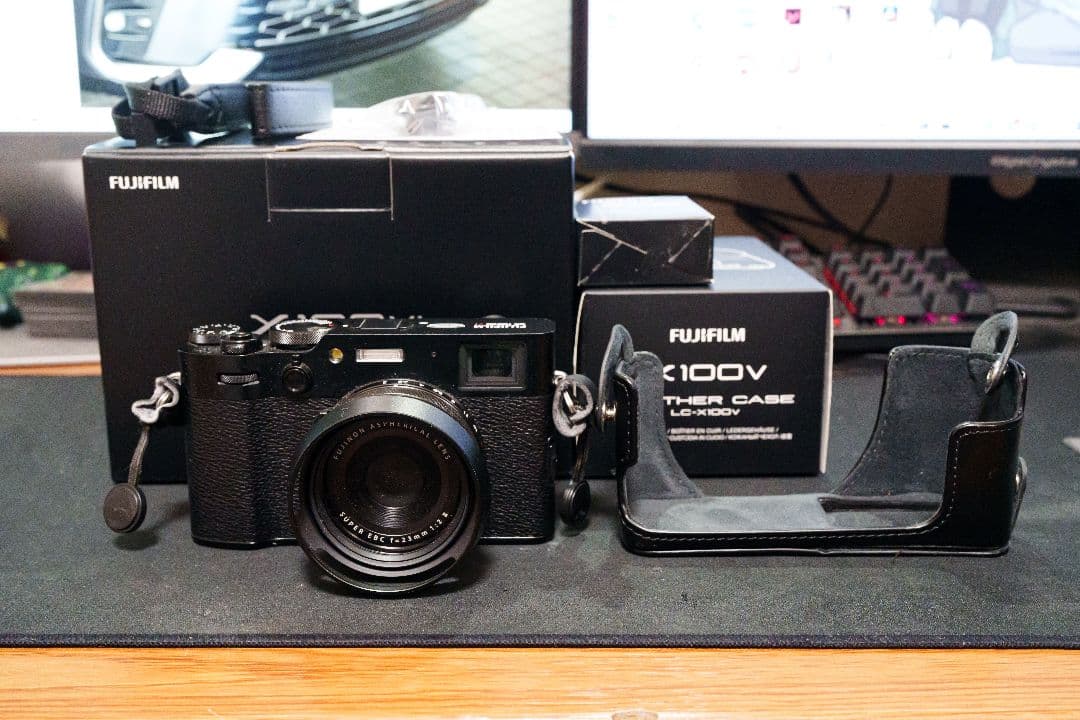 FUJIFILM X100VI ブラック レザーケース付き