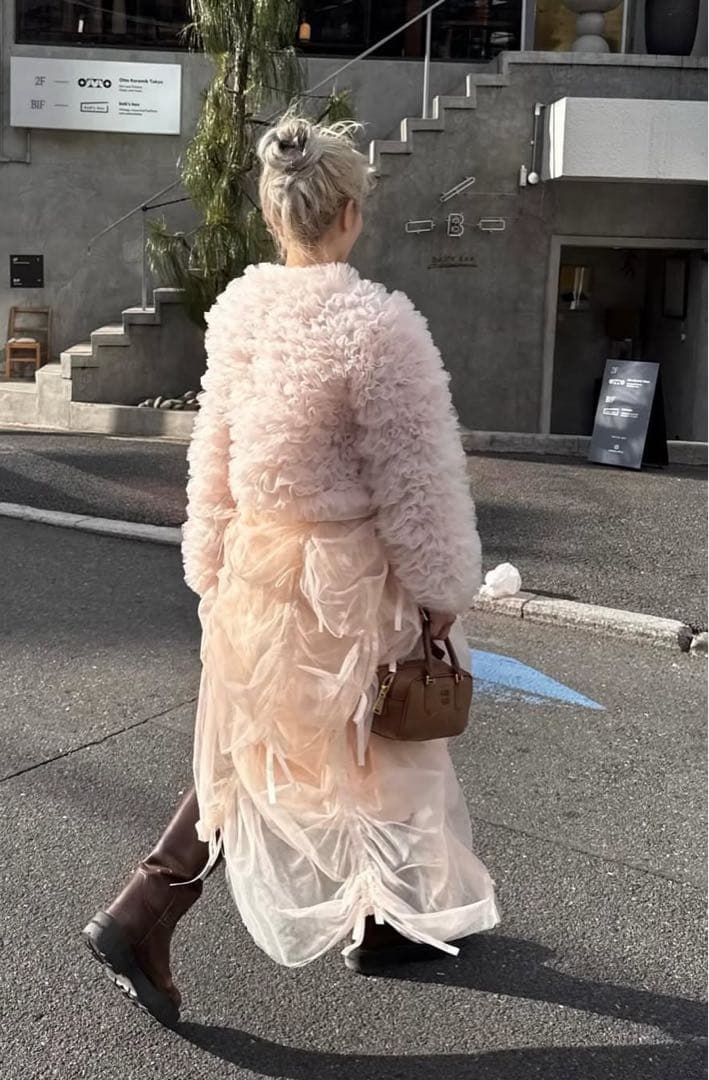 あ*り様 トリートユアセルフ　チュールピンクジャケット