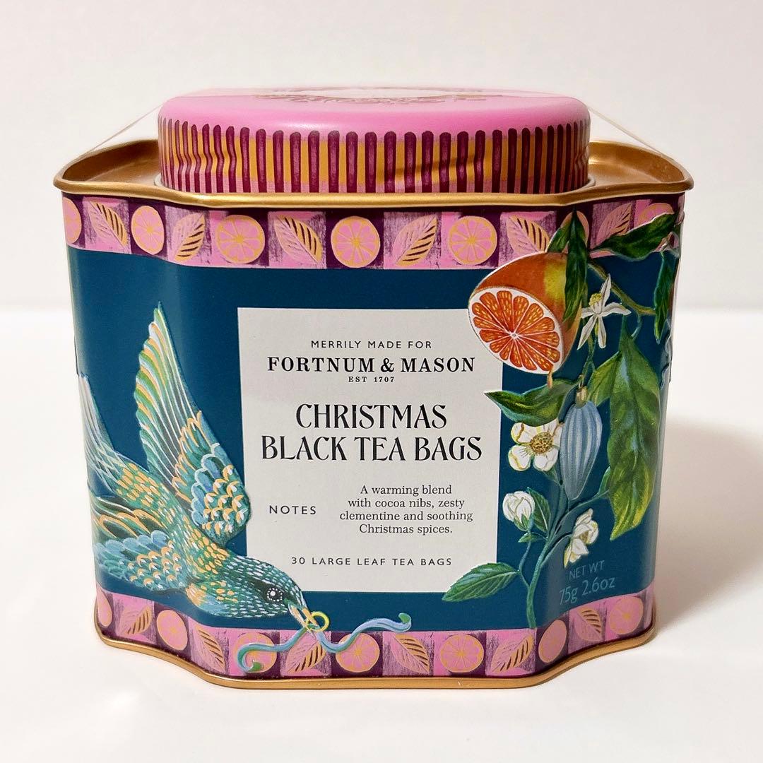 フォートナム&メイソン　クリスマススパイスティーとビスケットのセット