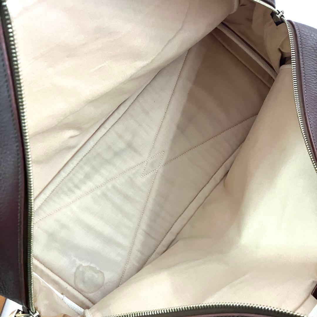 エルメス 3253 ヴィクトリア 43 ボストンバッグ トワルアッシュトリヨン