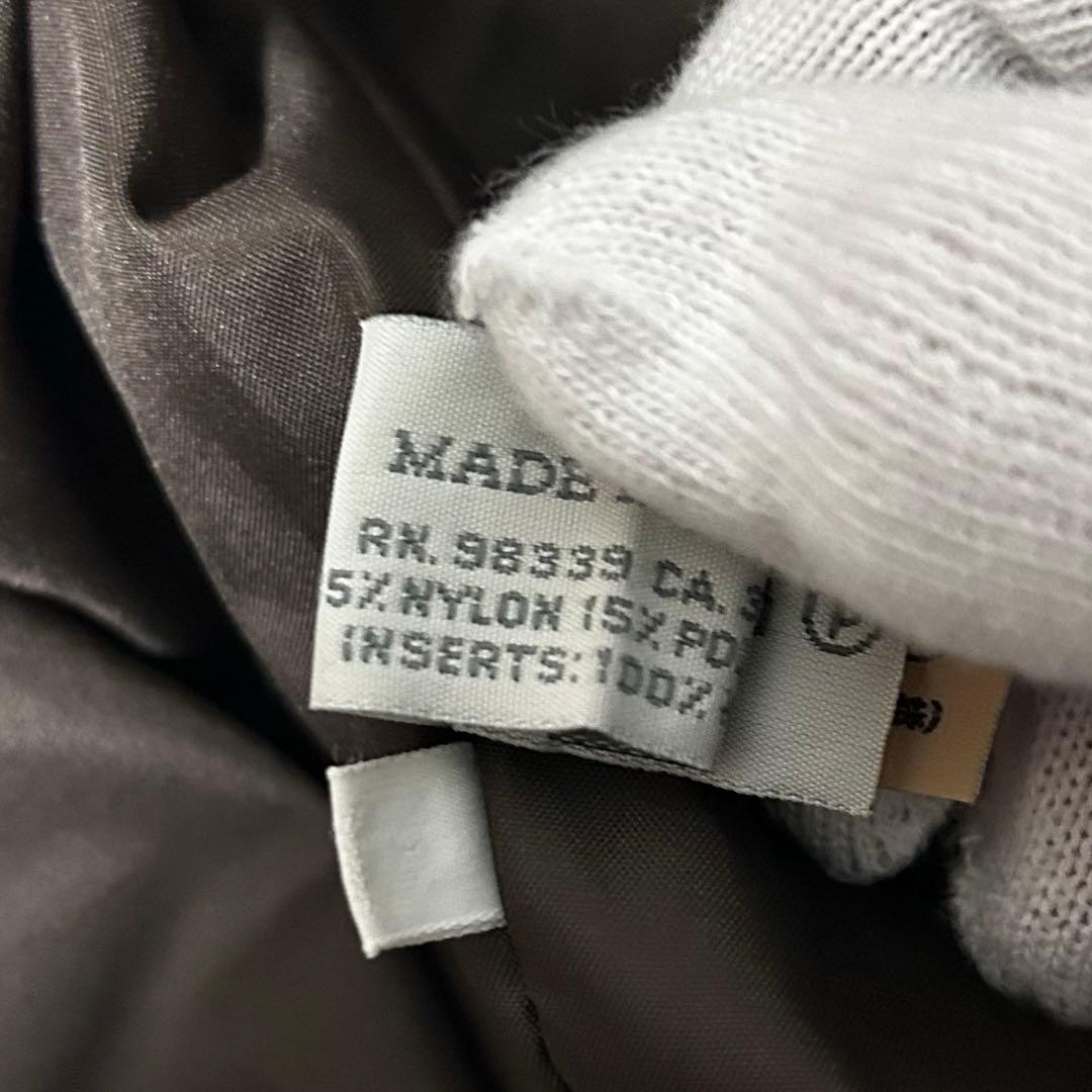 美品　miumiu アーカイブ　カーキ　ナイロンパーカー　リブ切り替え　38